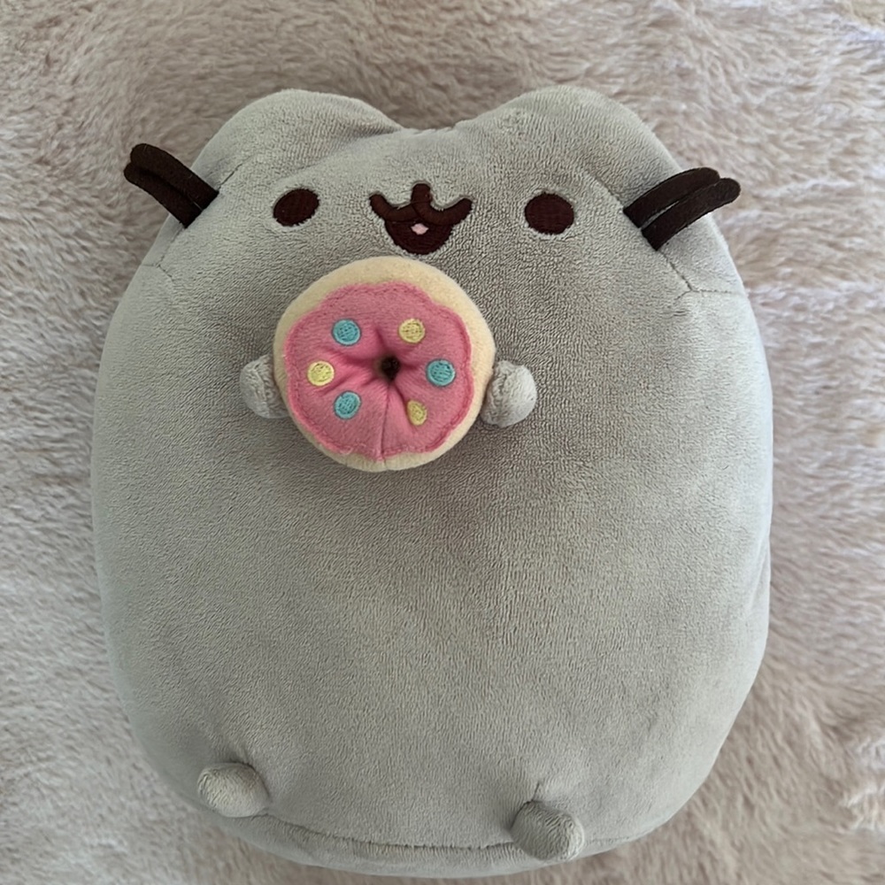 Pusheen Stuff Animal with Donut